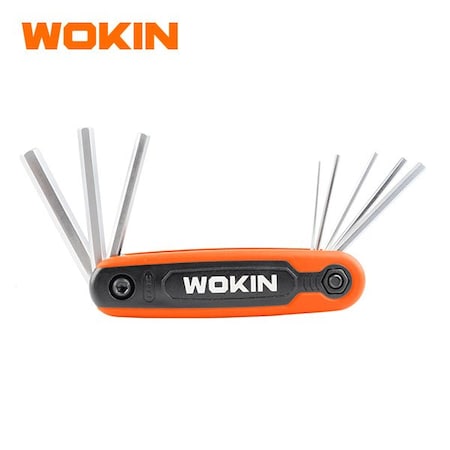 Wokin 8Pcs Folding Hex Key Set 208708